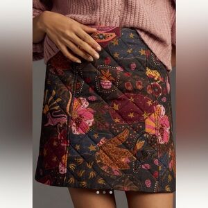 NWT Farm Rio Quilted mini skirt